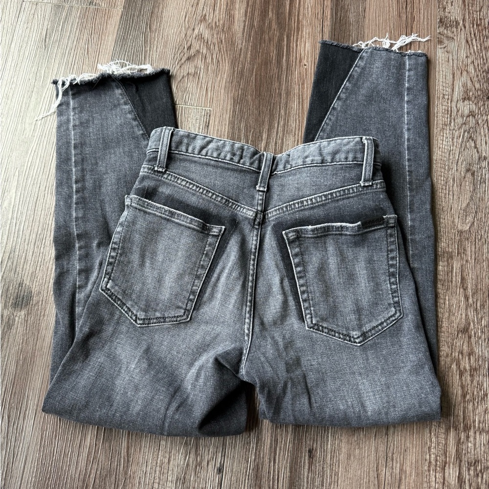 Joe's Jeans Dark Gray Ankle Cropped Jeans